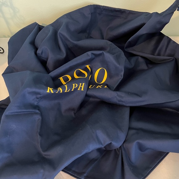 NEW Polo Ralph Lauren XXLarge Blue Drawstring Storage Bag Dust Bag - Picture 2 of 3